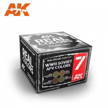 AK REAL COLORS WWII SOVIET AFV COLORS RCS007